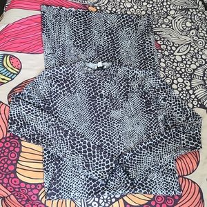 TopShop long turtleneck dress snakeskin us 10 gray